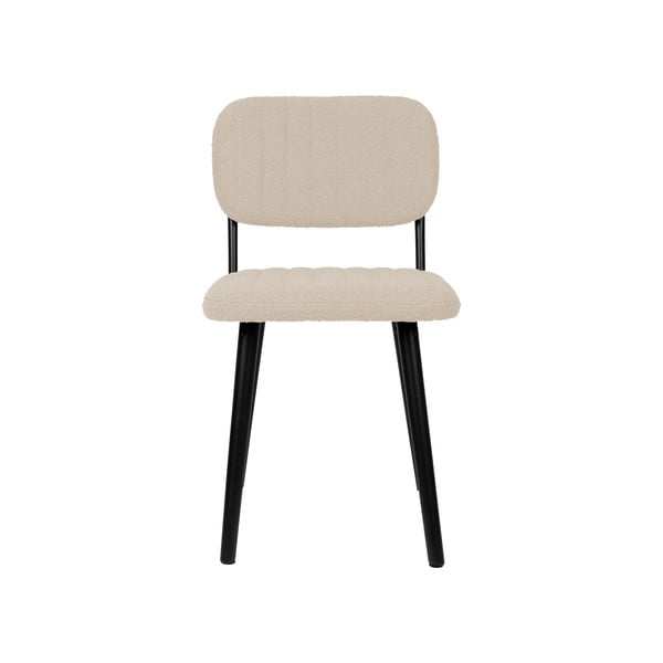 Sedia da pranzo color crema Jake – White Label-image-4