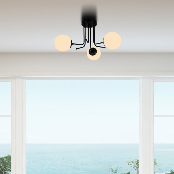 Apparecchio da soffitto nero, altezza 34 cm Star - Squid Lighting-image-3