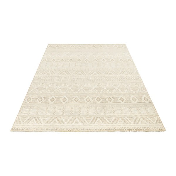 Tappeto crema chiaro Arty Roanne, 200 x 290 cm - Elle Decoration-image-3