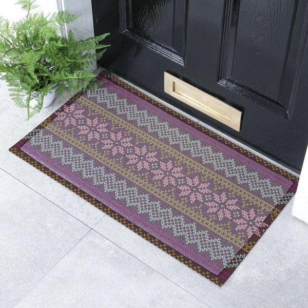 Zerbino in plastica riciclata 40x70 cm Fair Isle  – Artsy Doormats-image-1