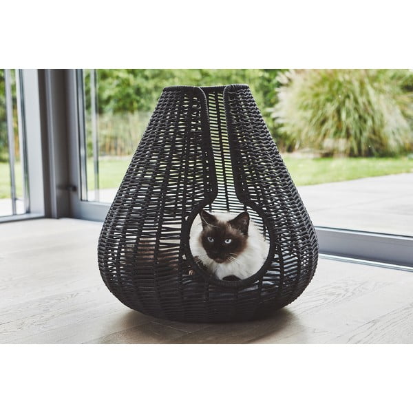 Letto per gatti antracite ø 56 cm Perla Anthracite - MiaCara-image-1