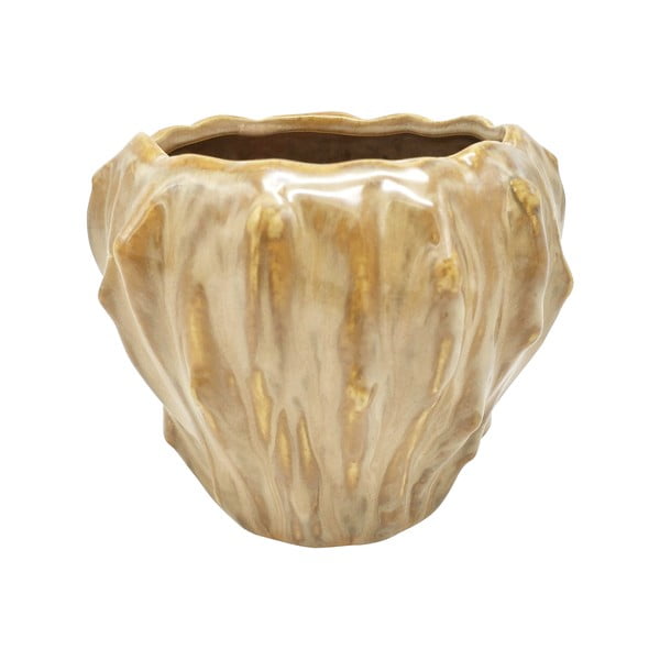 Vaso in ceramica marrone sabbioso , ø 12,5 cm Flora - PT LIVING