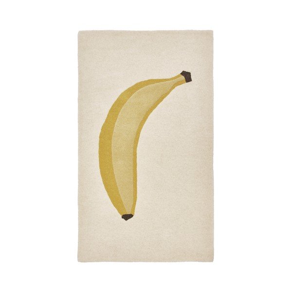 Tappeto per bambini in misto lana 80x140 cm Banana – OYOY Mini