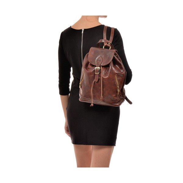 Zaino in pelle marrone Cindy - Sofia Cardoni-image-4