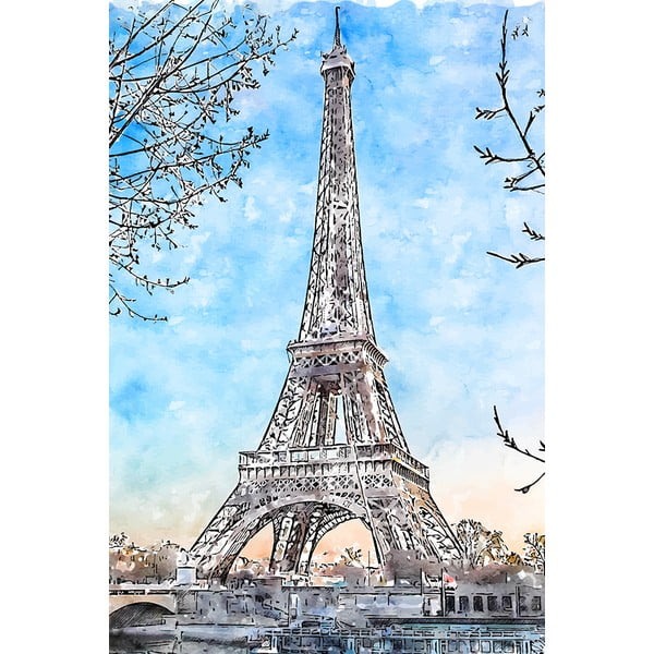 Dipinto 40x60 cm Paris - Fedkolor