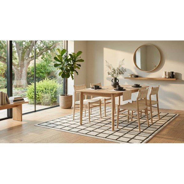 Tappeto verde scuro/crema 120x170 cm Picnic - ESTE-image-4