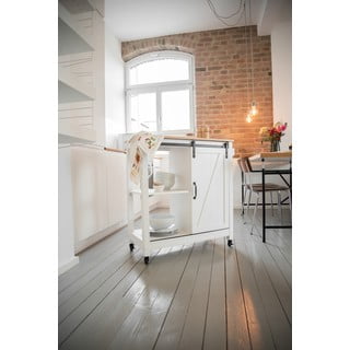 Tavolo da portata su ruote 40x80 cm Country House - Wenko