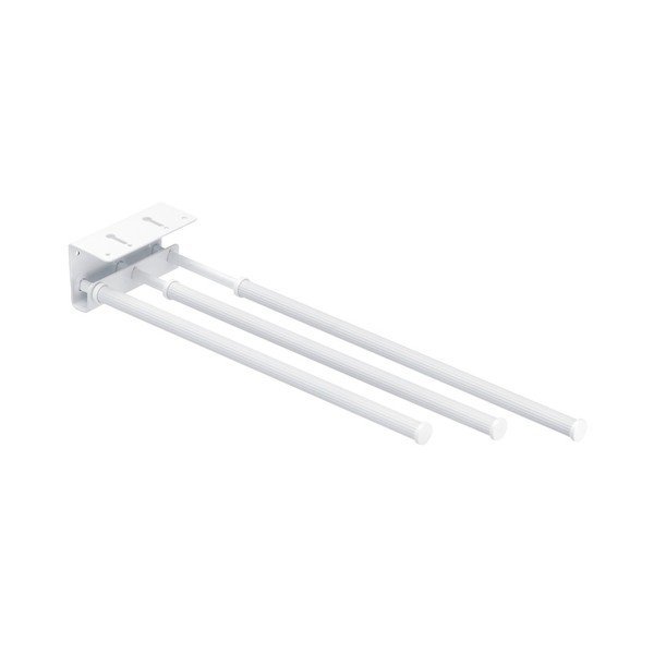Porta asciugamani telescopico a parete Slide Bar Trio Basic - Wenko