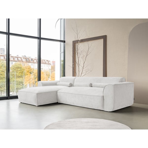 Divano angolare componibile bianco (con penisola a sinistra) Flex Felix – Miuform-image-3