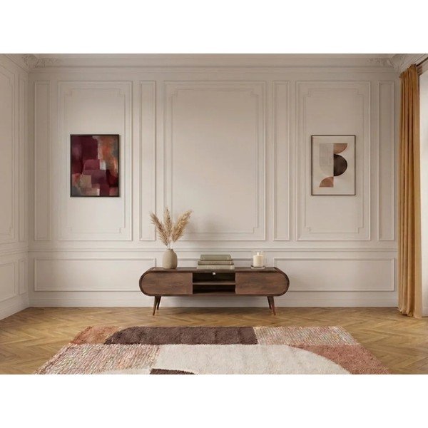 Mobile TV di colore naturale con effetto rovere 180x52x40 cm Billie – Bobochic Paris-image-3