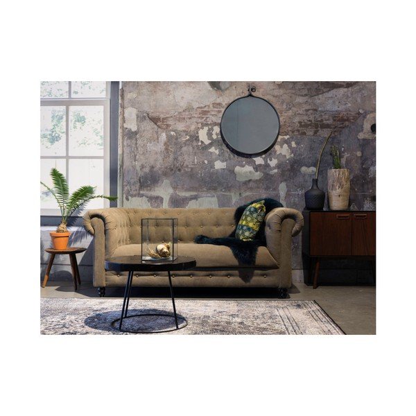 Cuscino verde e blu , 45 x 45 cm Ottava - Dutchbone-image-4