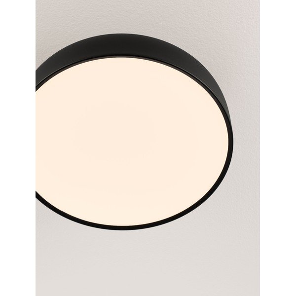 Plafoniera LED nera opaca in alluminio con intensità regolabile Noelia – Nova Luce-image-2