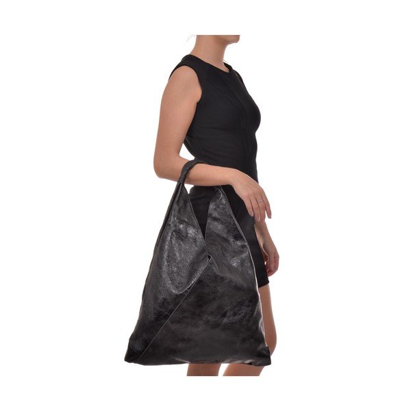 Borsa in pelle nera Arya - Isabella Rhea-image-4
