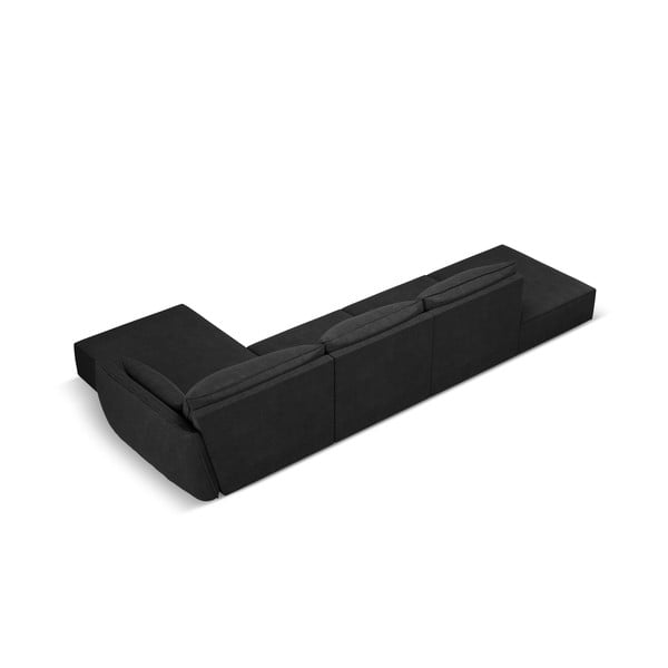 Divano angolare grigio scuro (angolo destro) Vanda - Mazzini Sofas-image-3