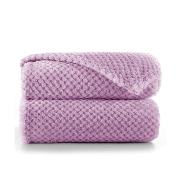 Coperta in microfibra viola lilla , 70 x 150 cm Henry - DecoKing-image-2