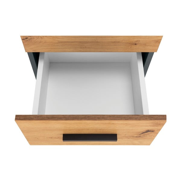 Mobile per bagno alto effetto rovere 130x35 cm Malika - Støraa-image-3