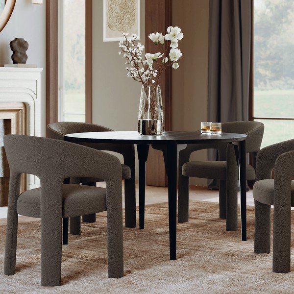 Tavolo da pranzo rotondo con effetto frassino ø 122 cm Paragon – DAN-FORM Denmark-image-2
