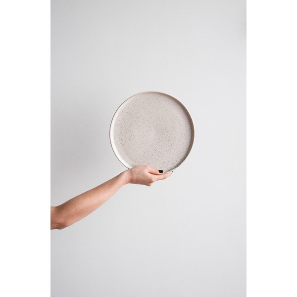 Piatto grande in gres rosa chiaro , ø 27,5 cm Dust - ÅOOMI-image-1