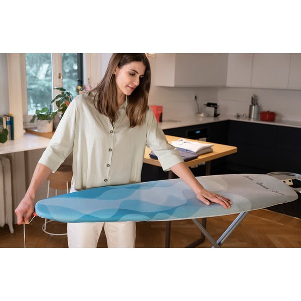 Coperchio in cotone grigio-blu per asse da stiro Ultra Fresh - Vileda-image-2