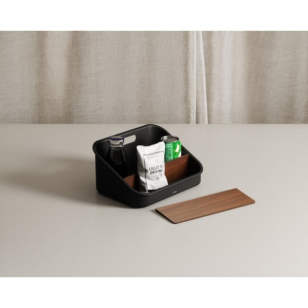 Organizer da bagno nero per cosmetici in plastica riciclata Bellwood - Umbra-image-2