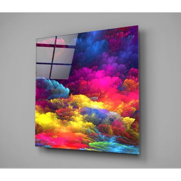 Pittura su vetro , 40 x 40 cm Color Burst - Insigne-image-3