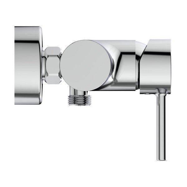 Rubinetto per vasca da bango argentato effetto lucido a muro Ceraline - Ideal Standard-image-4