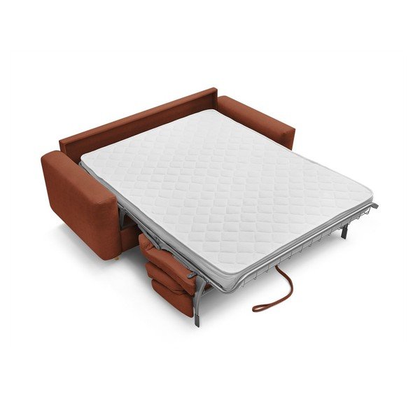 Divano arancione per il riposo quotidiano/allungabile 200 cm Cocoone – Bobochic Paris-image-3