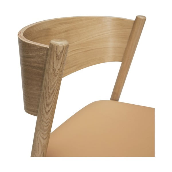 Sedie da pranzo in rovere Oblique - Hübsch-image-4