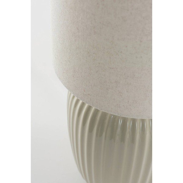 Lampada da tavolo beige in ceramica (altezza totale 41,5 cm) Karlsson – Jotex-image-3