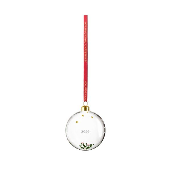 Decorazione per albero di natale in vetro soffiata a mano ø 8 cm Christmas – Holmegaard
