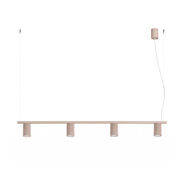 Lampadario grigio tortora in alluminio Gleam – Sollux