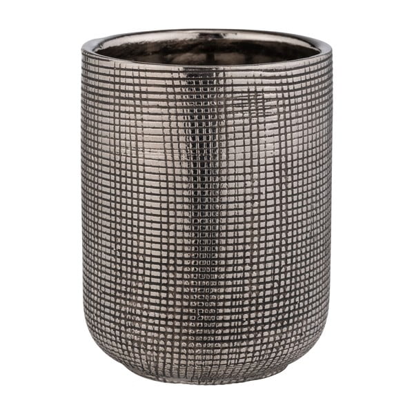 Tazza per spazzolino da denti in ceramica argento Rivara - Wenko-image-3