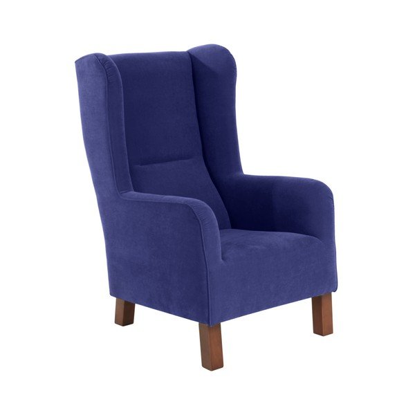 Poltrona blu Bruno Velor - Max Winzer