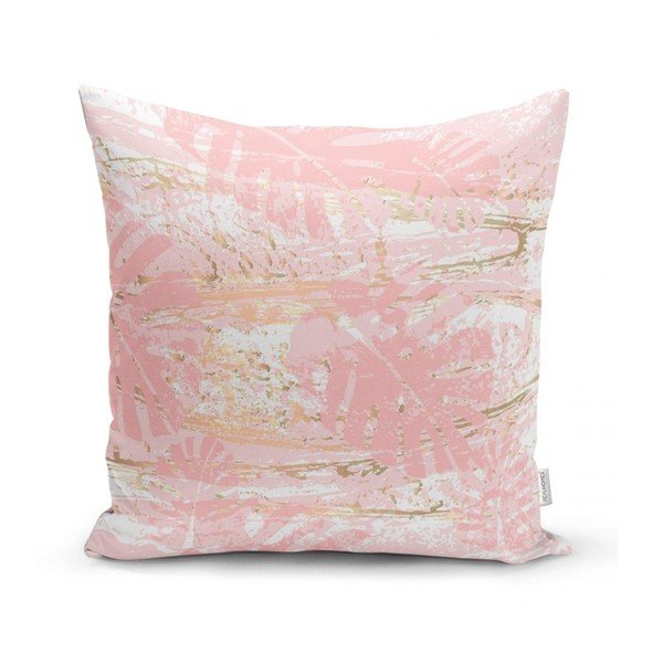 Federa per cuscino Foglie rosa a pennello, 45 x 45 cm - Minimalist Cushion Covers