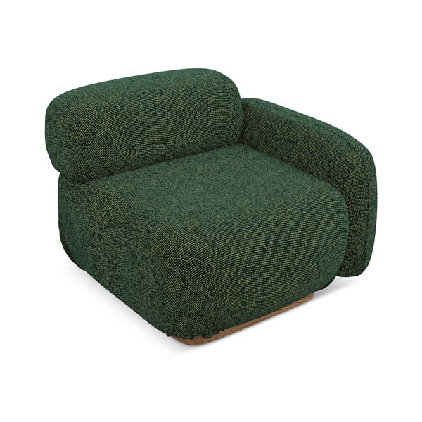 Parte divano componibile verde scuro (con penisola a destra) Ailani – Makamii-image-3