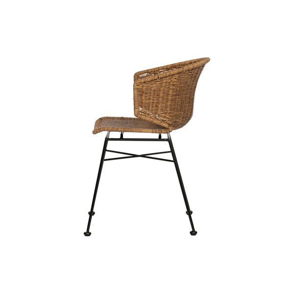 Sedia da giardino in rattan Noor - WOOOD-image-1