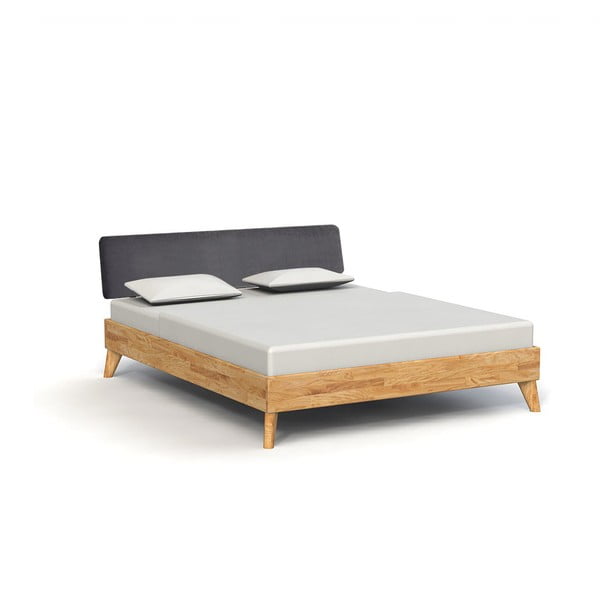 Letto matrimoniale in rovere 140x200 cm Greg 3 - The Beds