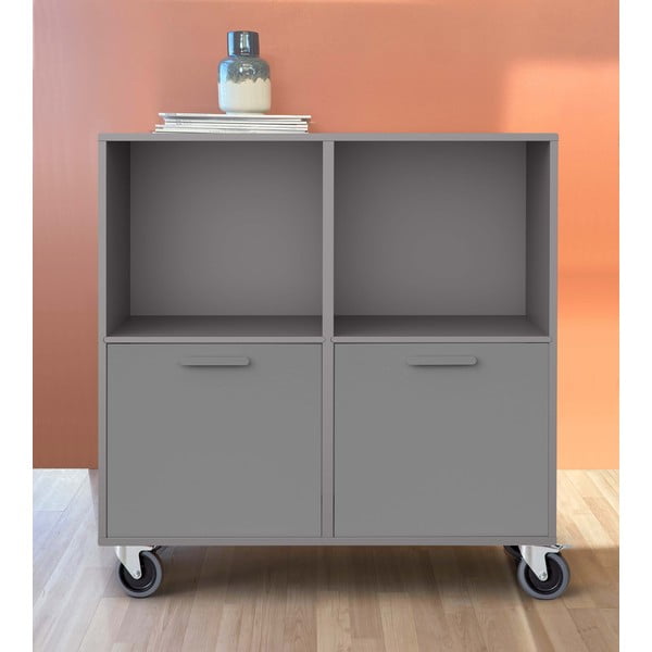 Cassettiera mobile grigia Keep by Hammel - Hammel Furniture-image-1