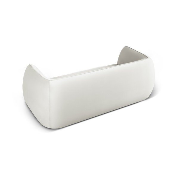 Divano in velluto beige 225 cm Lando - Micadoni Home-image-3