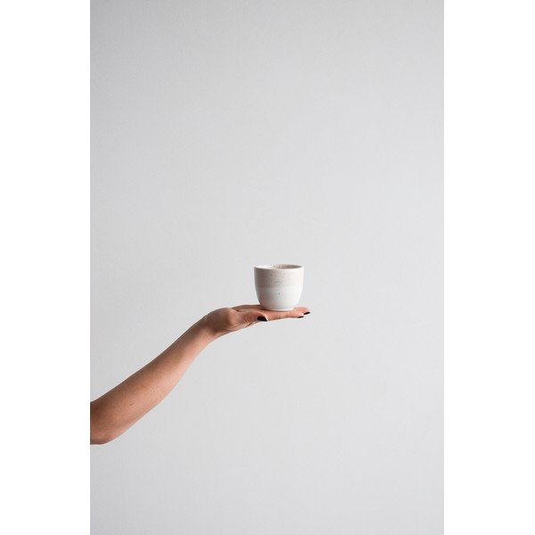 Tazza in gres rosa e bianco, 200 ml Dust - ÅOOMI-image-1