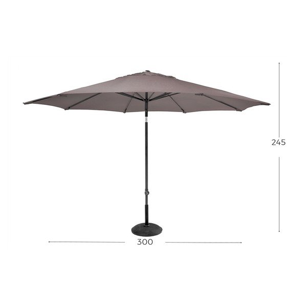 Ombrellone grigio , ø 300 cm - Hartman-image-1