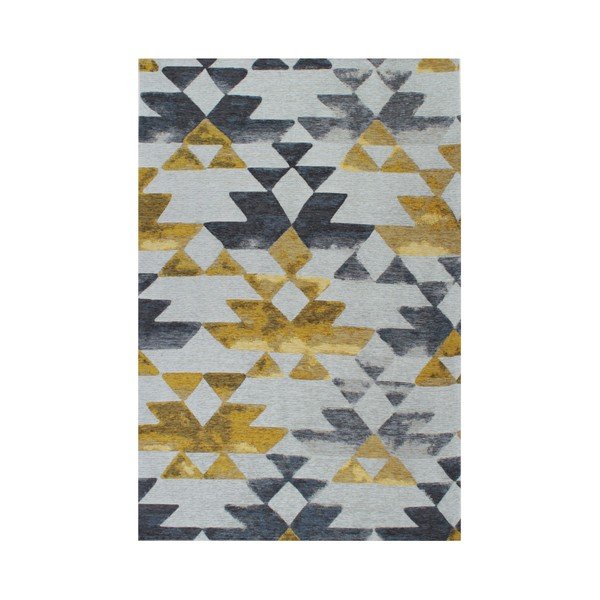 Tappeto Tria Grigio/Giallo, 160 x 230 cm - Eko Halı
