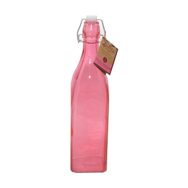 Lahev s klipem Kilner 1000 ml, růžová