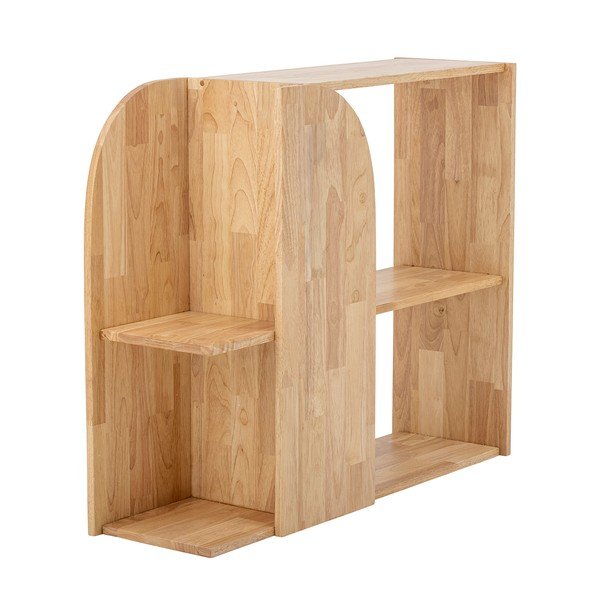 Libreria in legno di caucciù in colore naturale 85x70 cm Alec - Bloomingville-image-3
