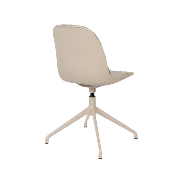 Sedia da ufficio grigia in imbottito Albert Kuip – Zuiver-image-3