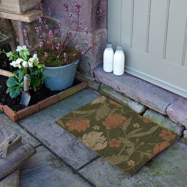 Zerbino in fibra di cocco 40x60 cm William Morris Rose - Artsy Doormats-image-4