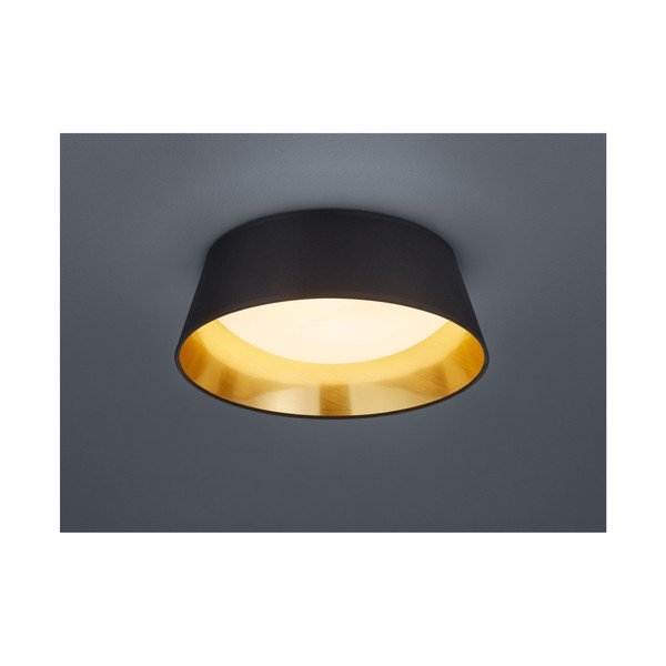 Plafoniera LED nera, diametro 34 cm Ponts - Reality-image-1