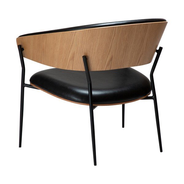 Poltrona nera in similpelle Crib - DAN-FORM Denmark-image-3