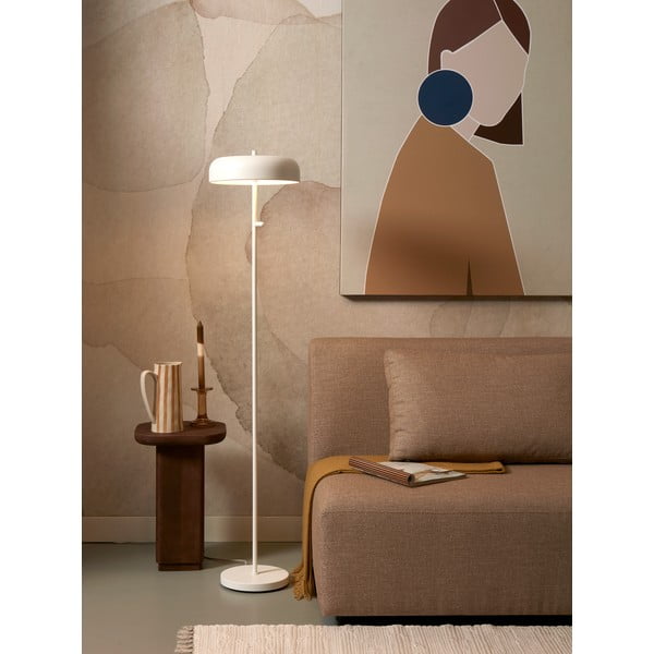Lampada da terra bianca con paralume in metallo (altezza 145,5 cm) Porto - it's about RoMi-image-1