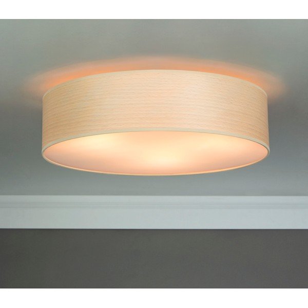 Lampada da soffitto in impiallacciatura naturale di faggio sbiancato TSURI L, ⌀ 40 cm Tsuri - Sotto Luce-image-2